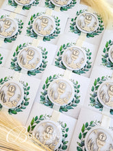 Load image into Gallery viewer, First Communion Invitation #22 with child's name engraved