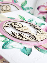 Load image into Gallery viewer, First Communion Invitation #24 with child's name engraved