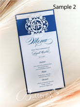Load image into Gallery viewer, Menu Card First Communion
