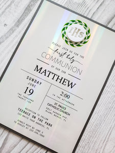 First Communion Invitation #37