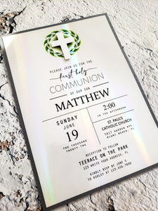 First Communion Invitation #37