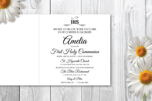 First Communion Invitation #55