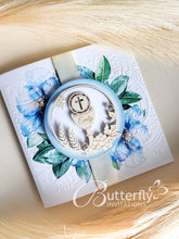 Load image into Gallery viewer, First Communion Invitation #23 with child&#39;s name engraved
