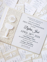 Load image into Gallery viewer, First Communion Invitation #29
