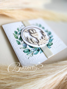 First Communion Invitation #22 with child's name engraved
