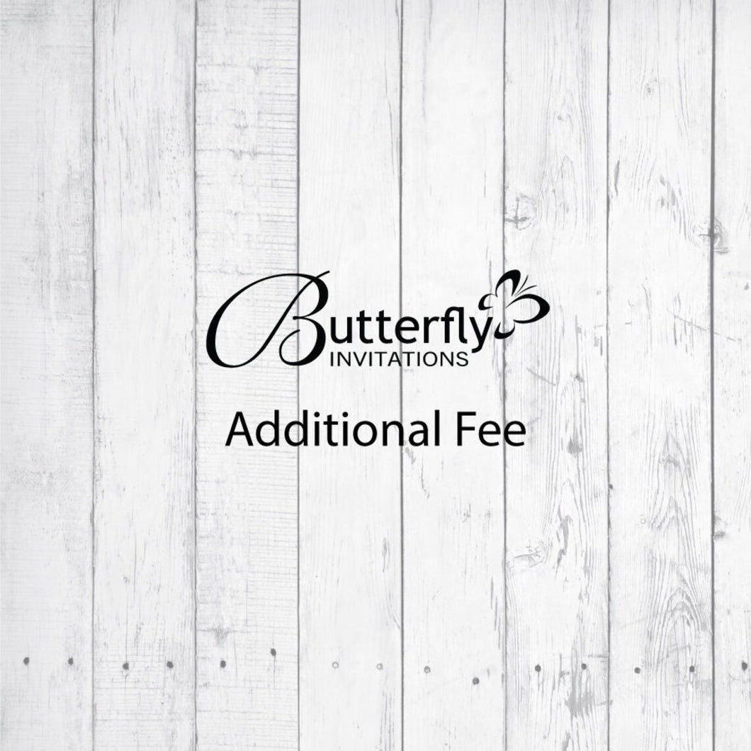 Additional Fee