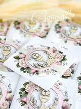 Load image into Gallery viewer, First Communion Invitation #25 with child's name engraved
