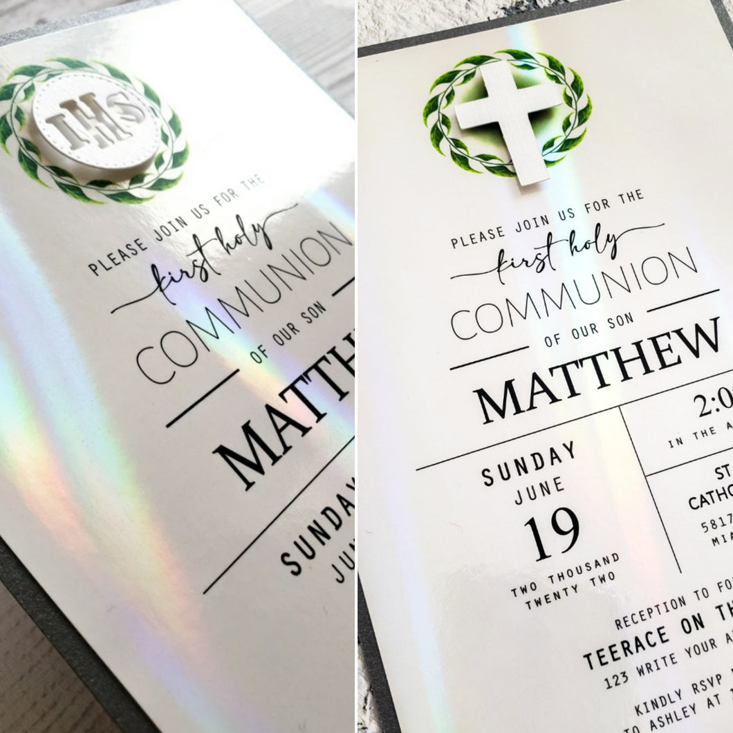 First Communion Invitation #37